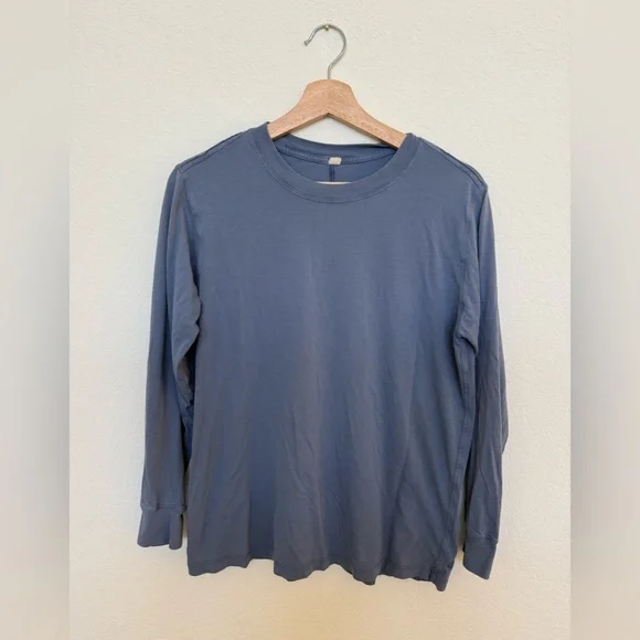 Lululemon Long Sleeve Shirt Blue Size 4 - Picture 2 of 4